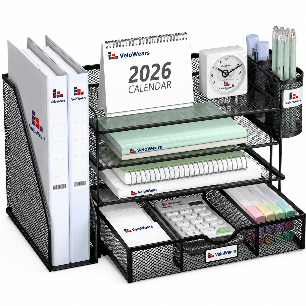 VeloWears Multi-Level Mesh Desktop Organizer